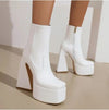 90s white heels - Y2k station