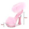 Pink y2k heels-Y2k station