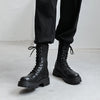 Black goth boots-Y2k station
