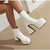 90s white heels-Y2k station
