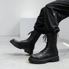 Black goth boots-Y2k station