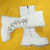 White goth boots-Y2k station