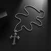 Goth cross necklace-Y2k station