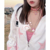 Kawaii zip up hoodie-Y2k station