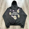 Black goth hoodie - Y2k station