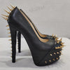 Goth heels with spikes - Y2k station