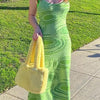 Green y2k dress - Y2k station