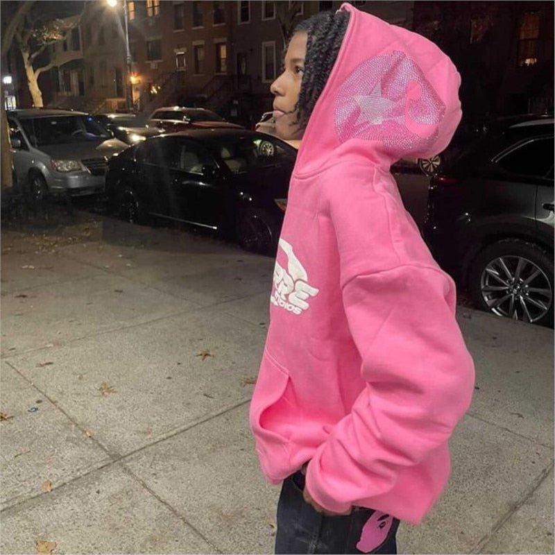 PINK y2k popular hoodie