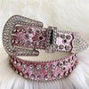 Pink Rhinestone Belt - Y2k station