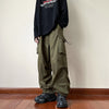 Y2K Black cargo pants-Y2k station