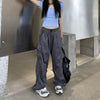 Y2K Black cargo pants-Y2k station